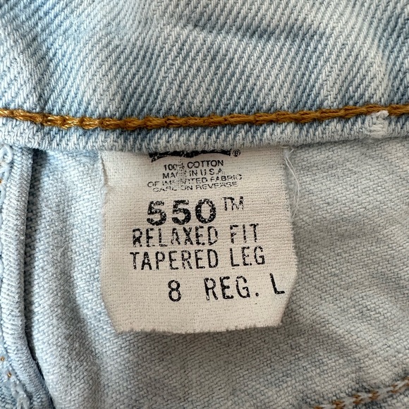 Levi High Waisted Shirts (Size: 8) - Picture 3 of 4